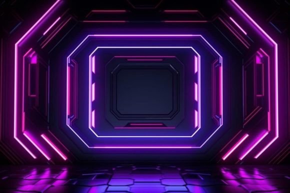 Download Cyberpunk Neon Effects Neon Background - Cyber Collection