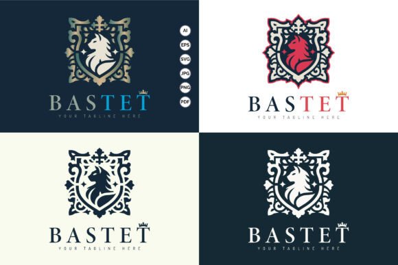 Download Bastet Cat Egypt Mythology Ornament Logo - Premium Resources