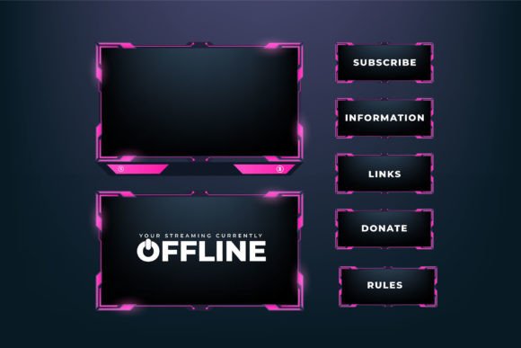 Download Live Gaming Screen Interface Template - Screen interface Collection