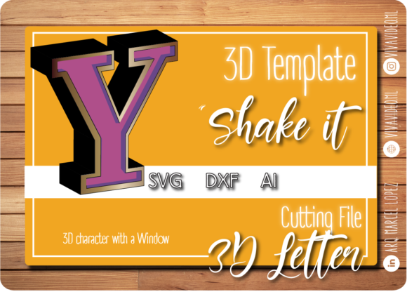 Download 3D Letter with Window: Y - 3d letter Collection