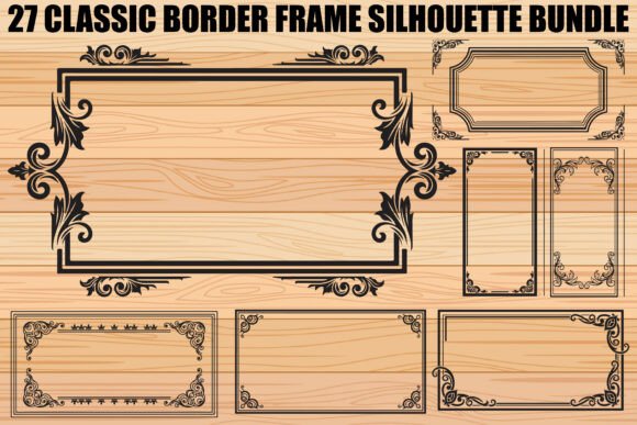 Download Classic Border Frame SVG Bundle - Frame Collection