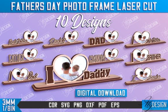 Download Father’s Day Photo Frame Design Bundle - Frame Collection