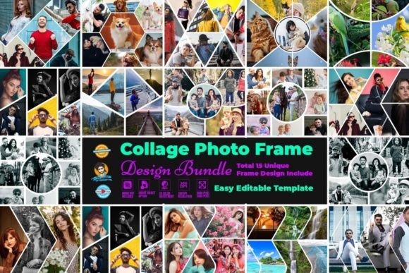 Download Collage Photo Frame Design Bundle - Frame Collection
