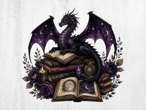 Download Dragon Books PNG Fantasy Clipart Downloa - Fantasy Collection
