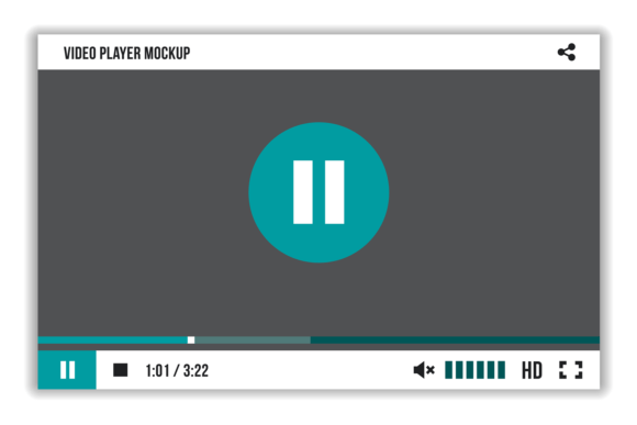 Download Video Pause Screen Interface. Media App - Screen interface Collection