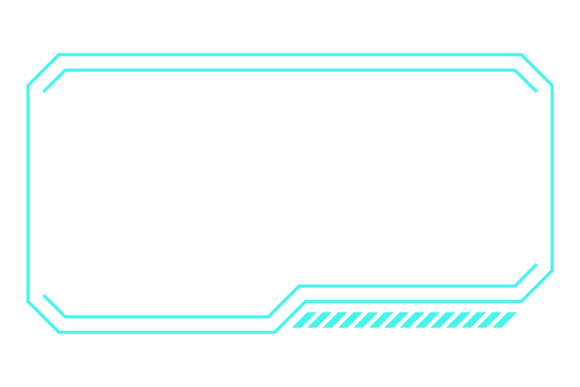 Download Hud Frame Neon Line Border. Futuristic D - Frame Collection